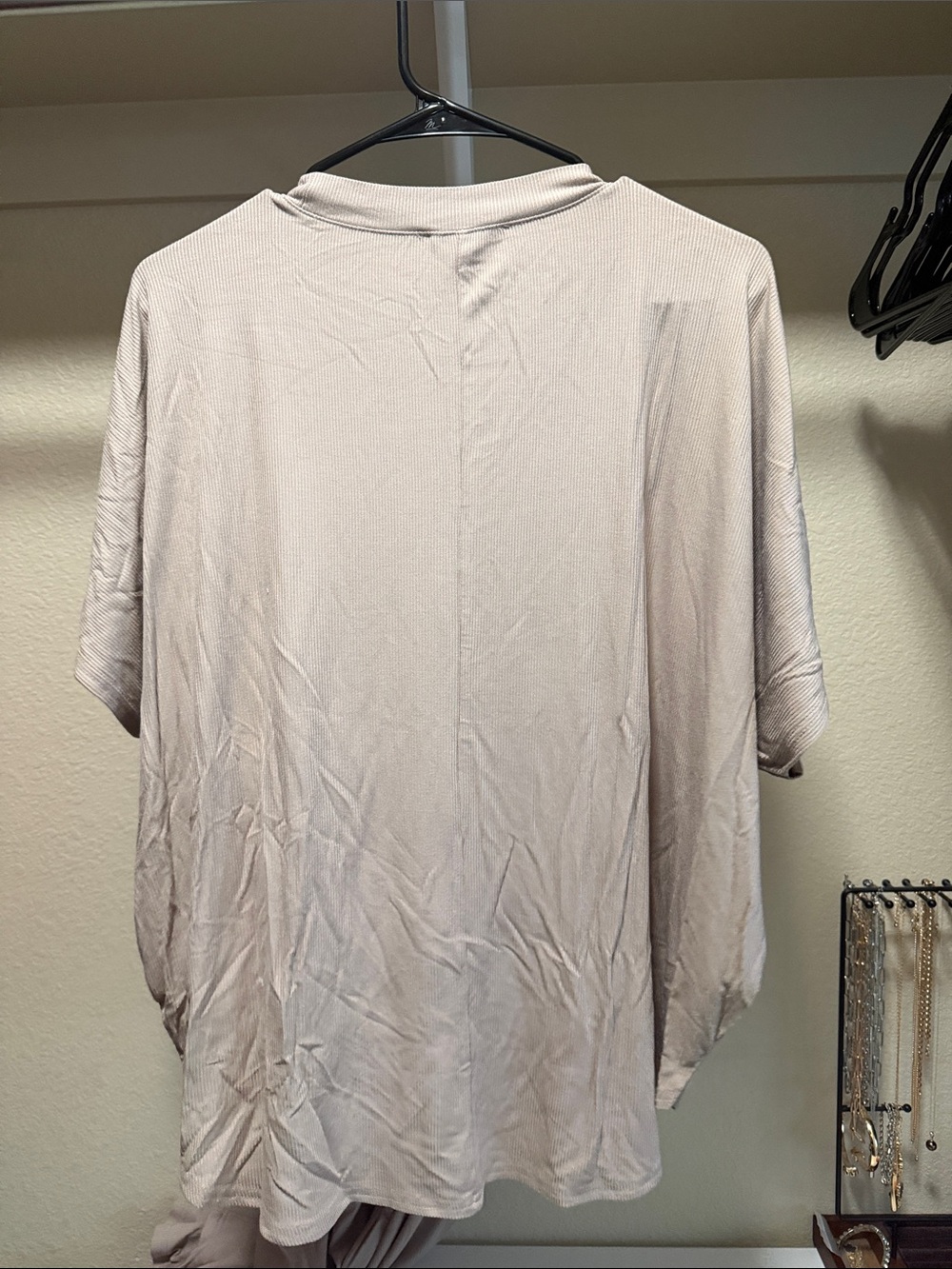 Zenana NWOT Rayon Ribbed Ash Mocha Shirt & Pants Set - M - Picture 4 of 7